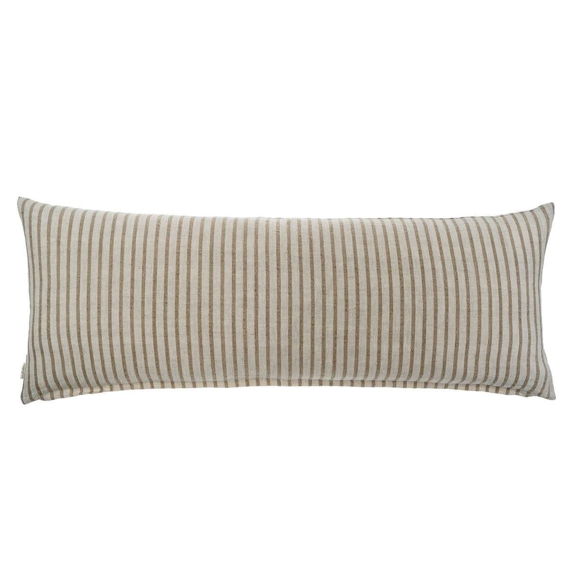PINSTRIPE LINEN PILLOW  15"X42"
