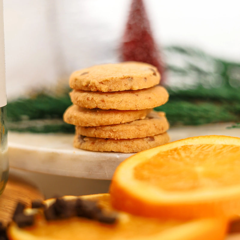 MILK CHOCOLATE ORANGE SHORTBREAD