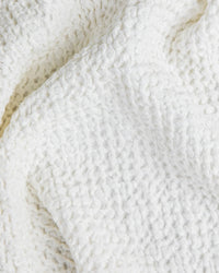 WAFFLE HAND/KITCHEN TOWEL IN WHITE