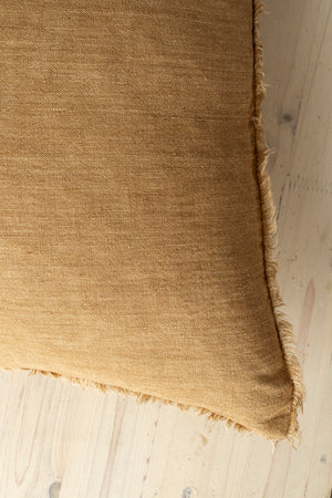 LINA LINEN PILLOW TAWNY