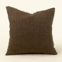 LINA LINEN PILLOW MOCHA