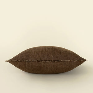 LINA LINEN PILLOW MOCHA