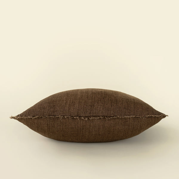 LINA LINEN PILLOW MOCHA