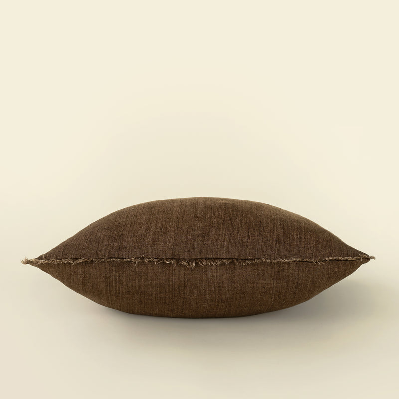 LINA LINEN PILLOW MOCHA