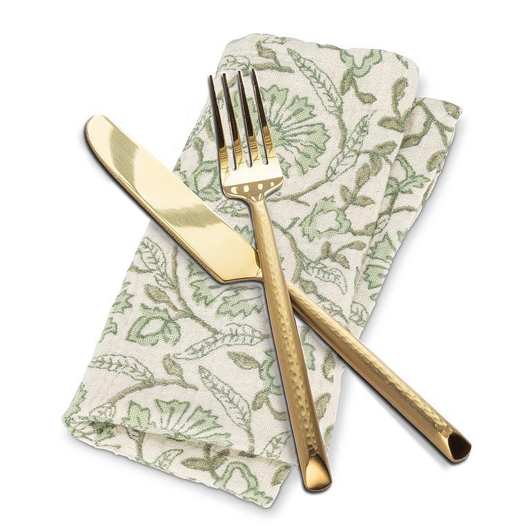 GREEN FLORAL NAPKIN