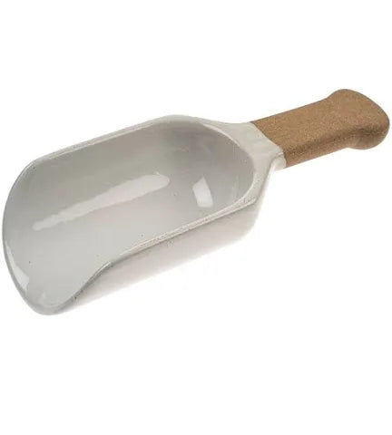 PORCELAIN SALT SCOOP