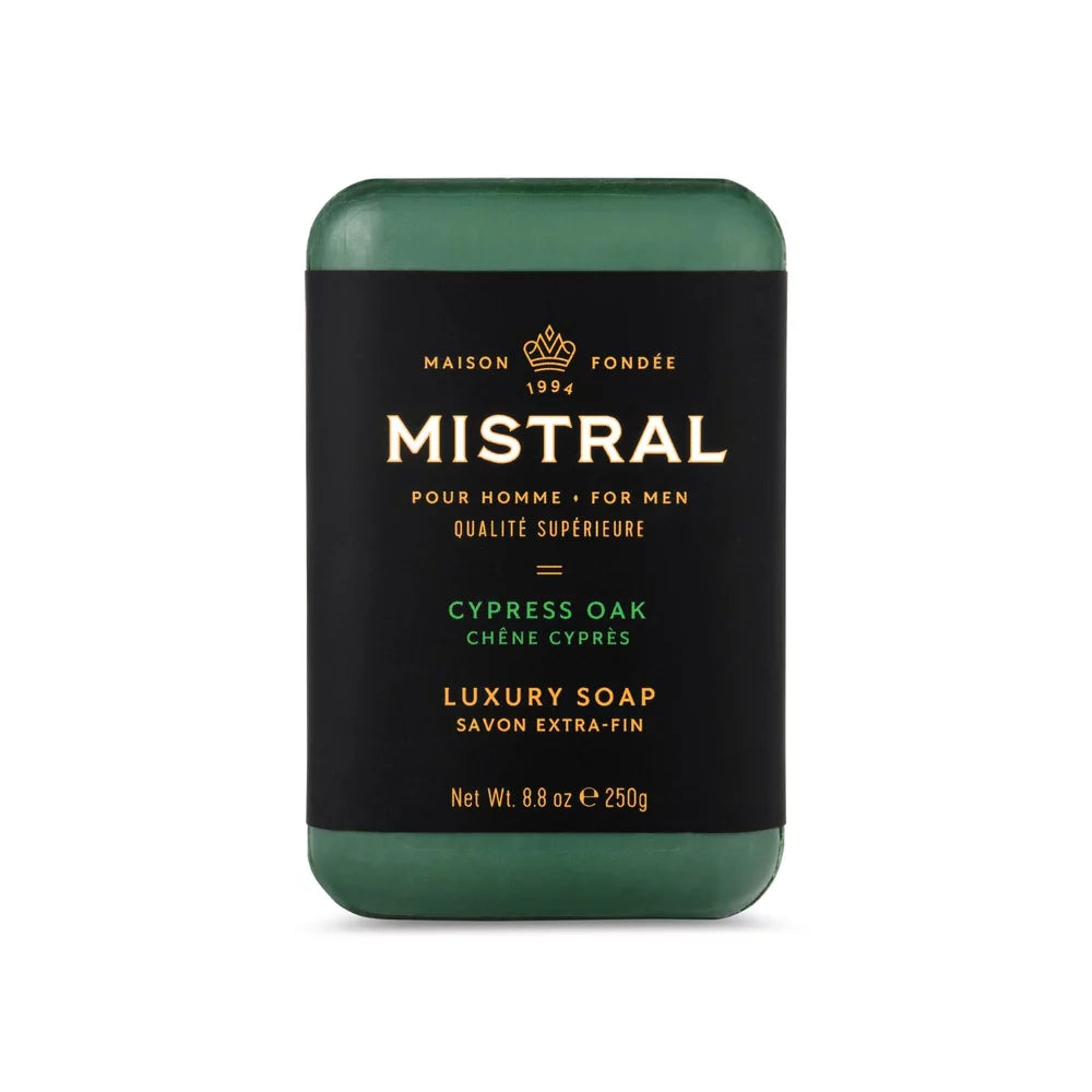 MISTRAL MENS SOAP CYPRESS OAK