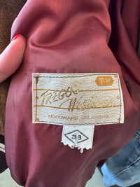 VINTAGE CHOCOLATE SUEDE FRINGE JACKET