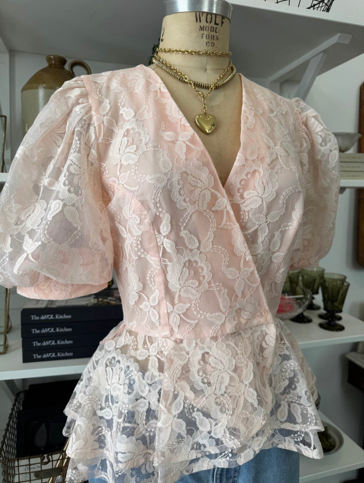 VINTAGE LACE TOP