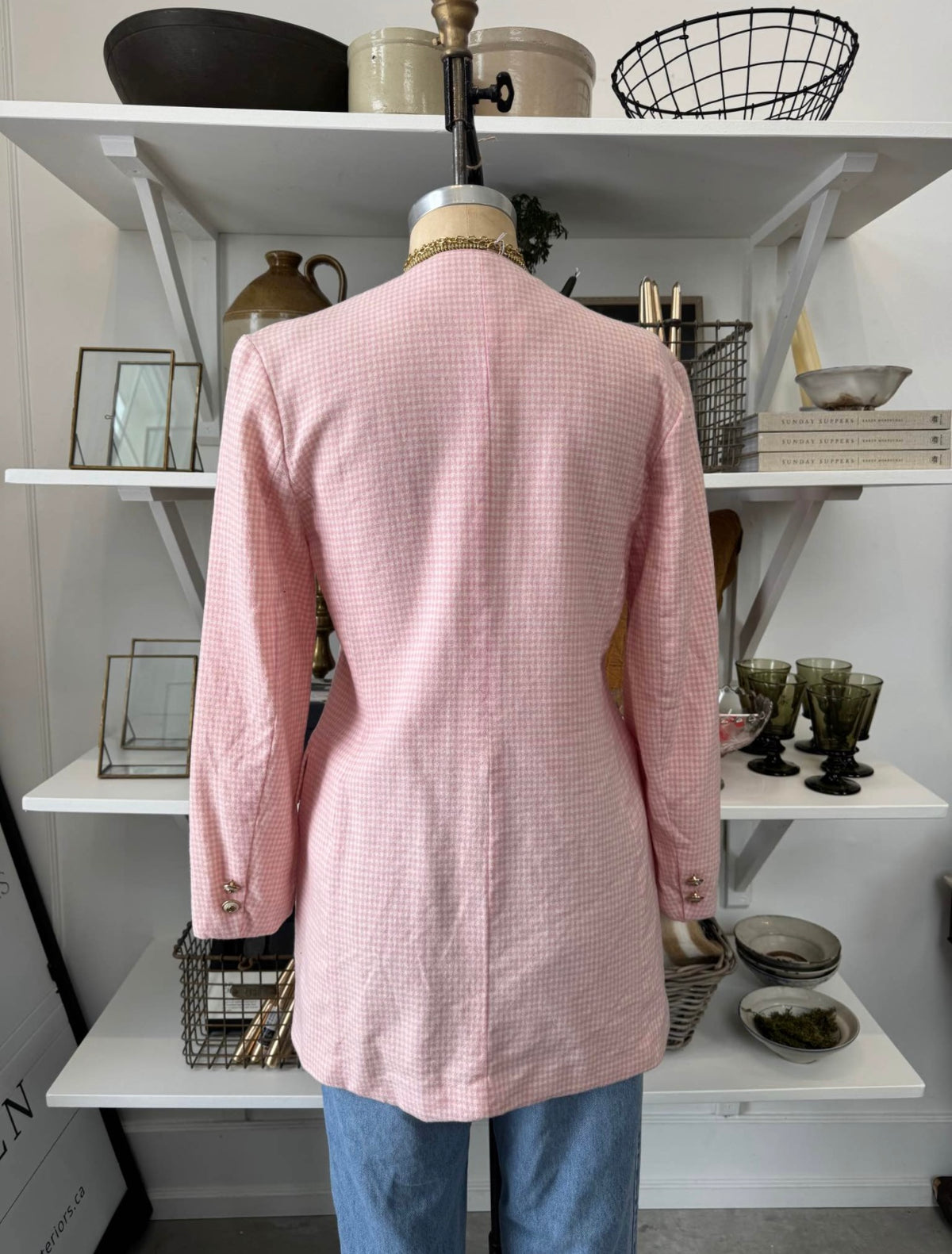 VINTAGE PINK BLAZER