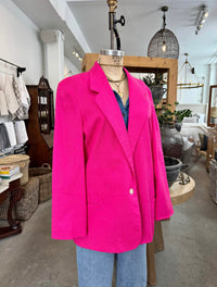 PINK LINEN BLAZER