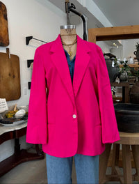 PINK LINEN BLAZER
