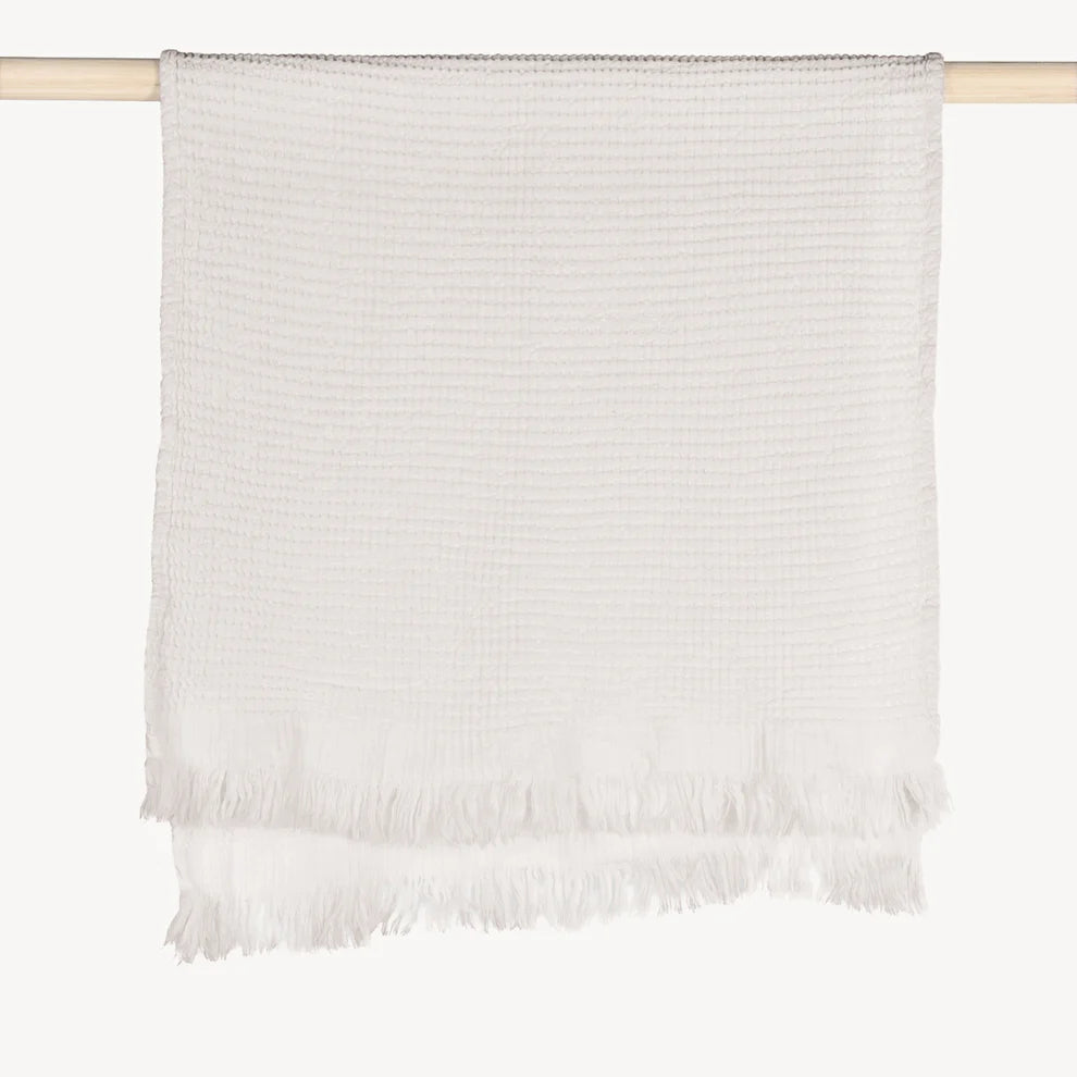 WAVE HAND TOWEL WHITE
