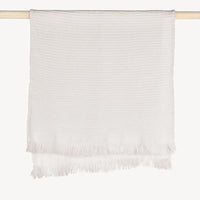 WAVE HAND TOWEL WHITE