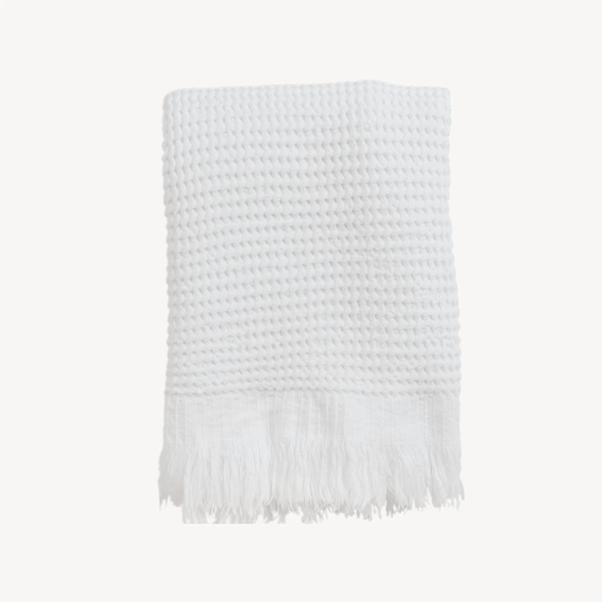 WAVE HAND TOWEL WHITE
