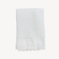 WAVE HAND TOWEL WHITE