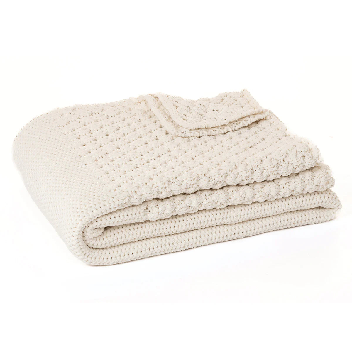 CHENILLE IVORY THROW