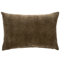 VERA VELVET PILLOW-CAROB