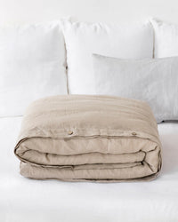 NATURAL LINEN DUVET COVER