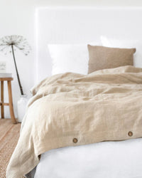 NATURAL LINEN DUVET COVER