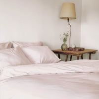 If Only Home Luxury Organic Duvet Cover - Blush