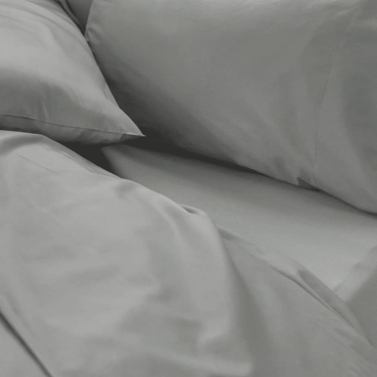 If Only Home Luxury Organic Sheet Set - Charcoal Grey