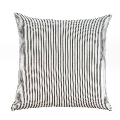 Ticking Pillow Black
