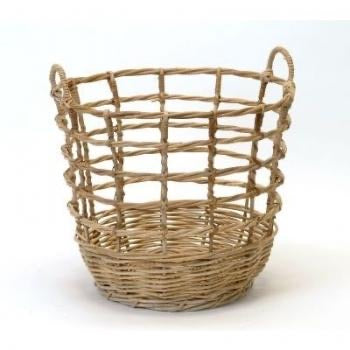 Rattan Open Weave Storage Basket